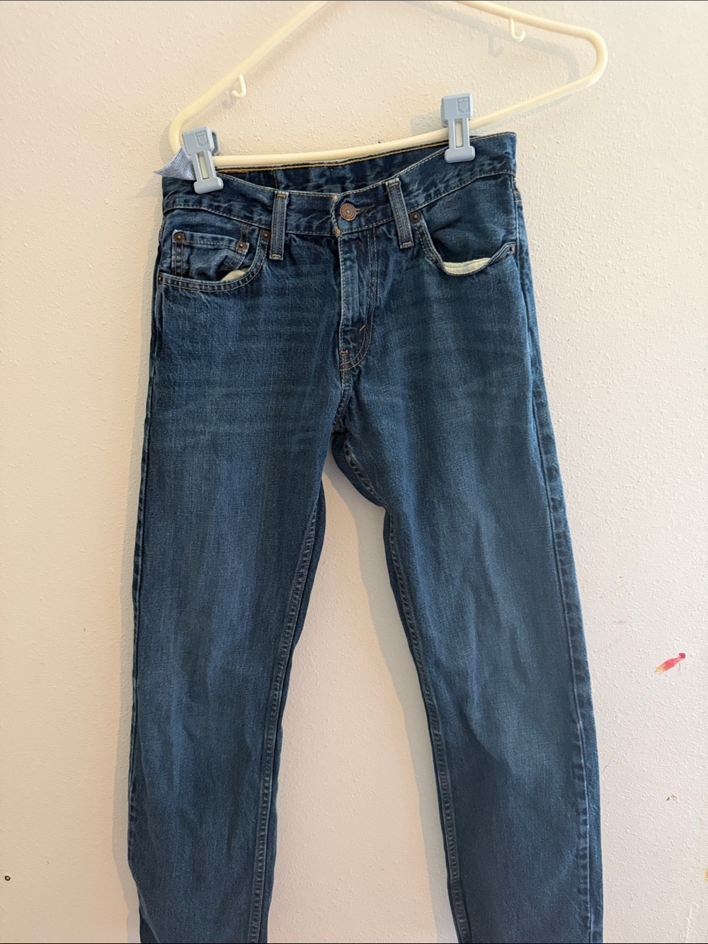 Levi's Straight Fit Dark Blue Men's Jeans